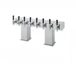 Perlick Corporation 4006-9BTF Bridge Tee Draft Beer Tower, Countertop, Glycol-Cooled - 33-1/8"W x 12-15/16"H