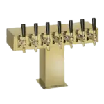 Perlick Corporation 4006S8BTF2 Wide Base Tee Draft Beer Tower, Countertop, Glycol-Cooled - 22-7/8"W x 15-9/16"H