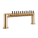 Perlick Corporation 4009-12BTF Pass-Thru Pipe Draft Beer Tower, Countertop, Glycol-Cooled - 46"W x 14"H