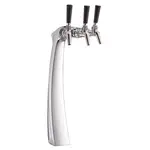 Perlick Corporation 4057-1B Falco Draft Beer Tower, Countertop, Glycol-Cooled - 3-1/8"W X 18-3/4"H O.A.