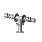 Perlick Corporation 4061-10 TEE Shaped Brew-Pipe Tower, Countertop, Glycol-Cooled - 43-1/4" W x 17-3/4" H