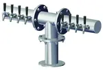 Perlick Corporation 4061-8 TEE Shaped Brew-Pipe Tower, Countertop, Glycol-Cooled - 37-5/16" W x 17-3/4" H