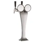 Perlick Corporation 4085-1B Cobra Draft Beer Tower, Countertop, Glycol-Cooled - 4-3/4"W x 16-1/2"H