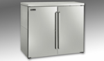 Perlick Corporation BBRN40 Silver 2 Solid Door Refrigerated Back Bar Storage Cabinet, 120 Volts