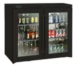 Perlick Corporation BBRN40 Silver 2 Solid Door Refrigerated Back Bar Storage Cabinet, 120 Volts