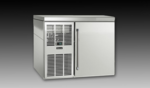 Perlick Corporation BBSLP36 Silver 1 Solid Door Refrigerated Back Bar Storage Cabinet, 120 Volts