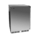 Perlick HC24FS4S-00-SLFLR 23.88'' 1 Section Undercounter Freezer with 1 Right Hinged Solid Door and Front Breathing Compressor