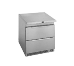 Randell 9404-290-DW 27.00'' 1 Section Undercounter Refrigerator with 2 Drawers and Front Breathing Compressor