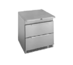 Randell 9404-32D-290 32.00'' 1 Section Undercounter Refrigerator with 2 Drawers and Front Breathing Compressor