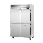 Randell RS2F-52-4 51.75'' Top Mounted 2 Section Solid Door Reach-In Freezer