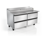 Silver King SKPZ60-EDUS10 Refrigerated Counter, Pizza Prep Table