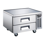 Spartan Refrigeration SCB-36 36.5" 2 Drawer Refrigerated Chef Base with Marine Edge Top - 115 Volts