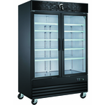 Spartan Refrigeration SGF-53 53.12'' 45.0 cu. ft. 2 Section Black Glass Door Merchandiser Freezer