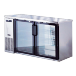 Spartan Refrigeration SSGBB-48 Silver 2 Glass Door Refrigerated Back Bar Storage Cabinet, 115 Volts
