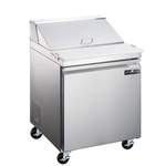 Spartan Refrigeration SST-27 27.5'' 1 Door Counter Height Refrigerated Sandwich / Salad Prep Table with Standard Top