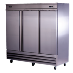 Spartan Refrigeration STR-72 81'' 72 cu. ft. Bottom Mounted 3 Section Solid Door Reach-In Refrigerator