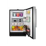 Summit Commercial ALRF49BCSSHV Refrigerator Freezer, Undercounter, Reach-In
