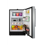 Summit Commercial ALRF49BCSSHV Refrigerator Freezer, Undercounter, Reach-In
