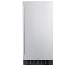 Summit Commercial FF1532BSS 14.75'' 1 Section Undercounter Refrigerator with 1 Right Hinged Solid Door and Front Breathing Compressor