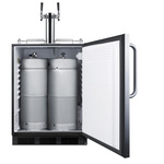 Summit Commercial SBC54OSBIADAWKDTWIN Outdoor Wine Kegerator