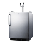 Summit Commercial SBC54OSBIADAWKDTWIN Outdoor Wine Kegerator