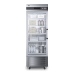 Summit Commercial SCR23SSGLH 27.50'' 1 Section Door Reach-In Refrigerator