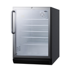 Summit Commercial SCR600BGLTBADA Refrigerated Merchandiser