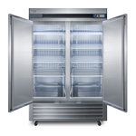 Summit Commercial SCRR492 55.25'' 2 Section Door Reach-In Refrigerator