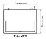 TBC-36SB-GF-N Glass Chiller & Froster