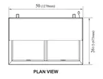 TBC-50SB-GF-N Super Deluxe Glass Chiller & Froster