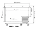 TBC-50SB-GF-N Super Deluxe Glass Chiller & Froster