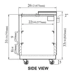 TBC-50SD-GF-N Super Deluxe Glass Chiller & Froster