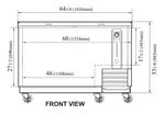 TBC-65SB-N6 Bottle Cooler