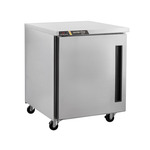 Traulsen CLUC-27R-SD-L 27.50'' 1 Section Undercounter Refrigerator with 1 Left Hinged Solid Door and Side / Rear Breathing Compressor
