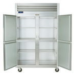 Traulsen G22002-032 52.13'' 46.0 cu. ft. Top Mounted 2 Section Solid Half Door Reach-In Freezer
