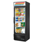 True Mfg. - General Foodservice GDM-19T-HC~TSL01 27'' Black 1 Section Swing Refrigerated Glass Door Merchandiser