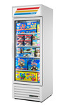 True Mfg. - General Foodservice GDM-23F-HC~TSL01 27'' 23.0 cu. ft. 1 Section Black Glass Door Merchandiser Freezer