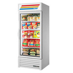 True Mfg. - General Foodservice GDM-26F-HC~TSL01 30'' 26.0 cu. ft. 1 Section White Glass Door Merchandiser Freezer