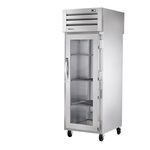 True Mfg. - General Foodservice STG1RPT-1G-1S-HC 27.5'' 31.0 cu. ft. 1 Section Glass/Solid Door Pass-Thru Refrigerator