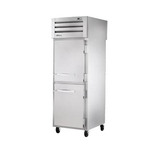 True Mfg. - General Foodservice STG1RPT-2HS-2HS-HC 27.5'' 31.0 cu. ft. 1 Section Solid Half Door Pass-Thru Refrigerator