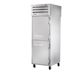 True Mfg. - General Foodservice STR1RPT-2HS-1G-HC 27.5'' 31.0 cu. ft. 1 Section Glass/Solid Half Door Pass-Thru Refrigerator