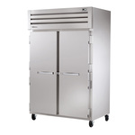 True Mfg. - General Foodservice STR2F-2S-HC 52.63'' 56.0 cu. ft. Top Mounted 2 Section Solid Door Reach-In Freezer