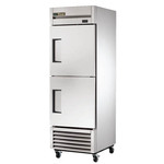 True Mfg. - General Foodservice T-23-2-HC 27'' 23 cu. ft. Bottom Mounted 1 Section Solid Half Door Reach-In Refrigerator