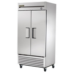 True Mfg. - General Foodservice T-35F-HC 39.5'' 35.0 cu. ft. Bottom Mounted 2 Section Solid Door Reach-In Freezer