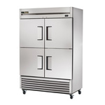 True Mfg. - General Foodservice T-49F-4-HC 54.13'' 49.0 cu. ft. Bottom Mounted 2 Section Solid Half Door Reach-In Freezer