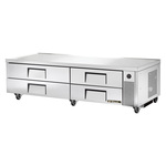 True Mfg. - General Foodservice TRCB-82 82.38" 4 Drawer Refrigerated Chef Base with Marine Edge Top - 115 Volts