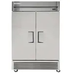 True Mfg. - General Foodservice TS-43F-HC 47'' 43.0 cu. ft. Bottom Mounted 2 Section Solid Door Reach-In Freezer