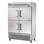 True Mfg. - General Foodservice TS-49-4-HC 54.13'' 49 cu. ft. Bottom Mounted 2 Section Solid Half Door Reach-In Refrigerator