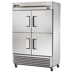 True Mfg. - General Foodservice TS-49F-4-HC 54.13'' 49.0 cu. ft. Bottom Mounted 2 Section Solid Half Door Reach-In Freezer