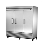 True Mfg. - General Foodservice TS-72-HC 78.13'' 72 cu. ft. Bottom Mounted 3 Section Solid Door Reach-In Refrigerator